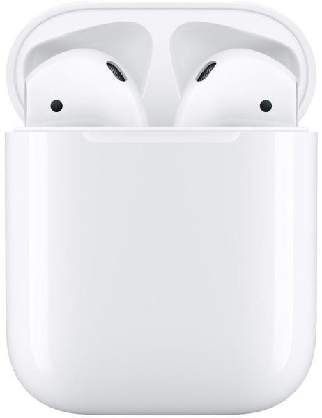 AirPods mit Ladecase (2. Generation), In-ear Kopfhörer Bluetooth Weiß